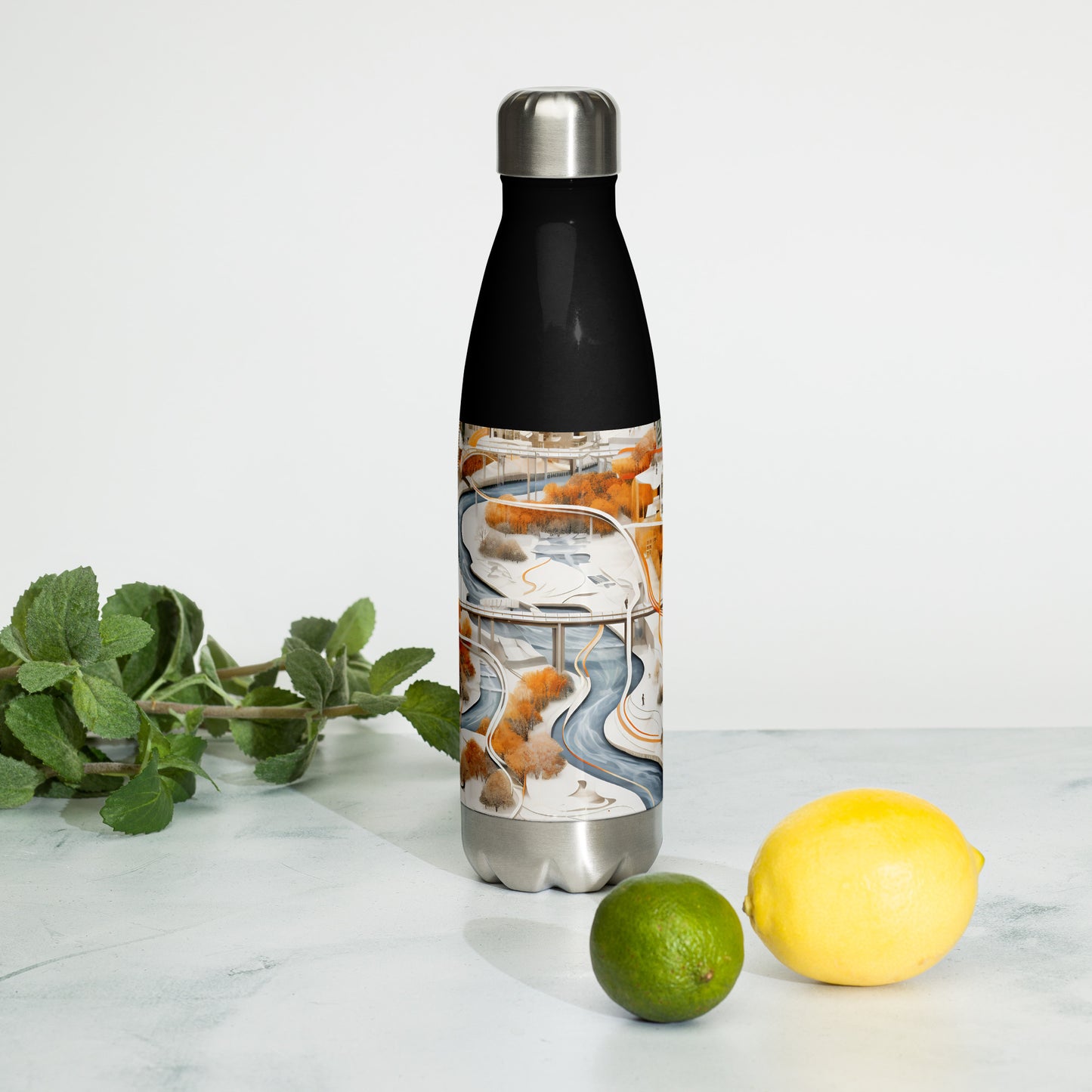 Stainless steel water bottle