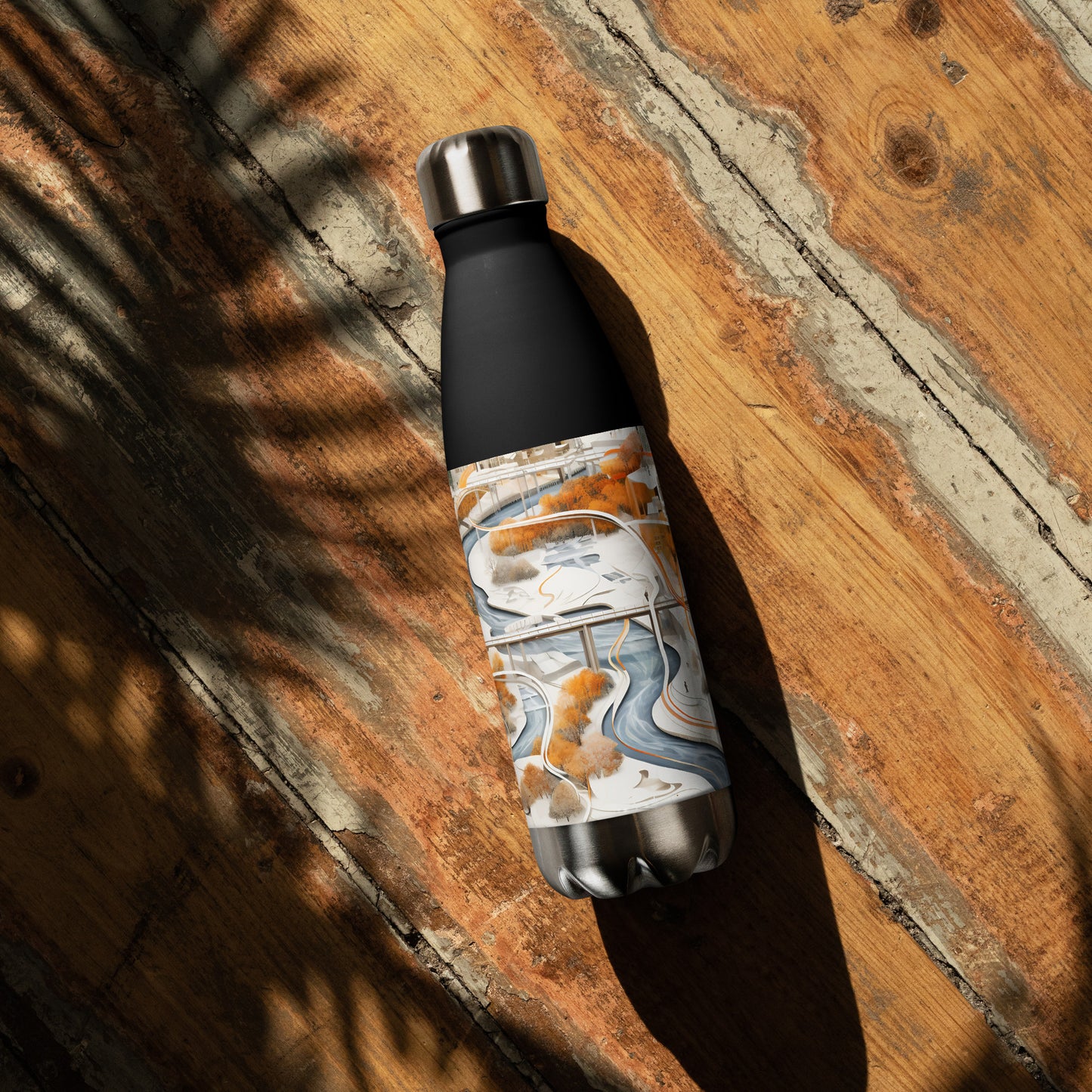 Stainless steel water bottle