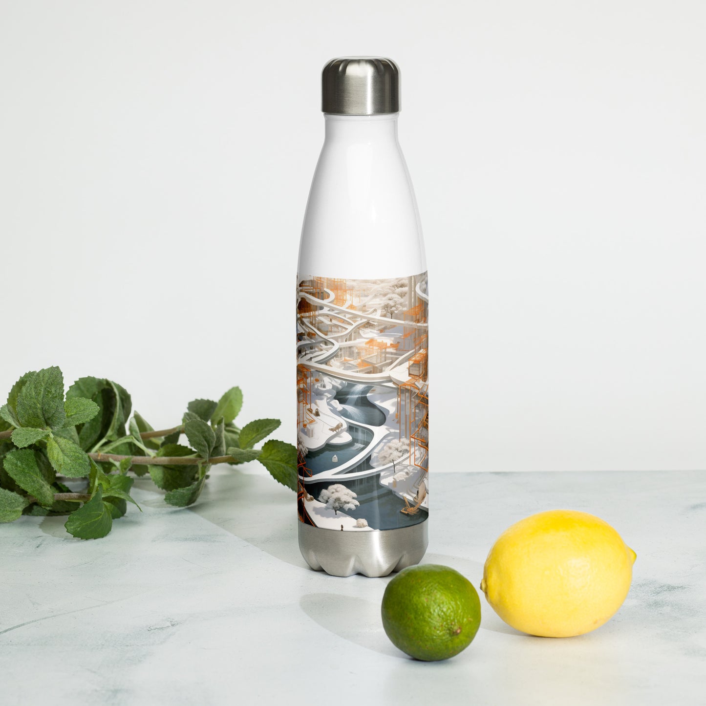 Stainless steel water bottle