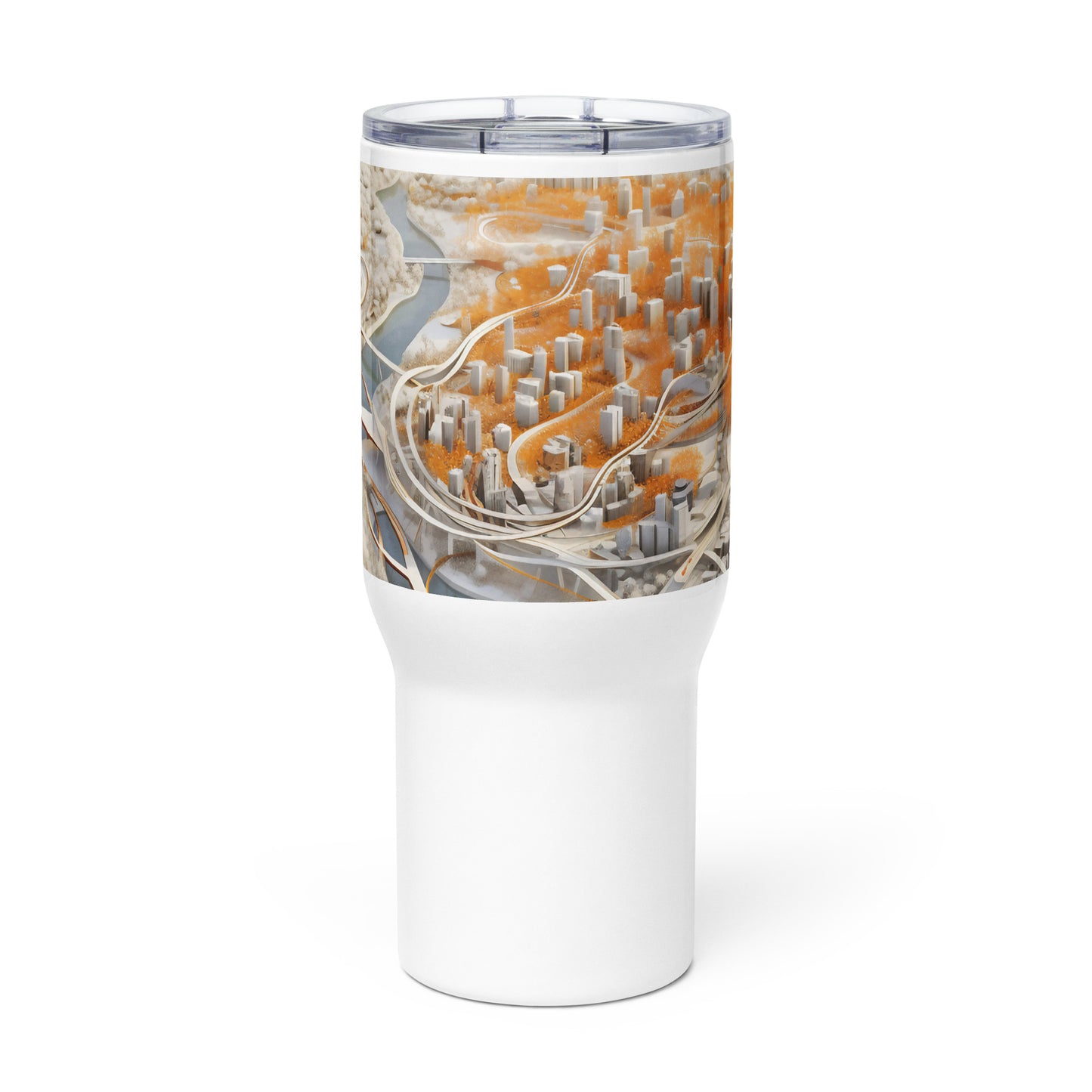 Taza de viaje con asa