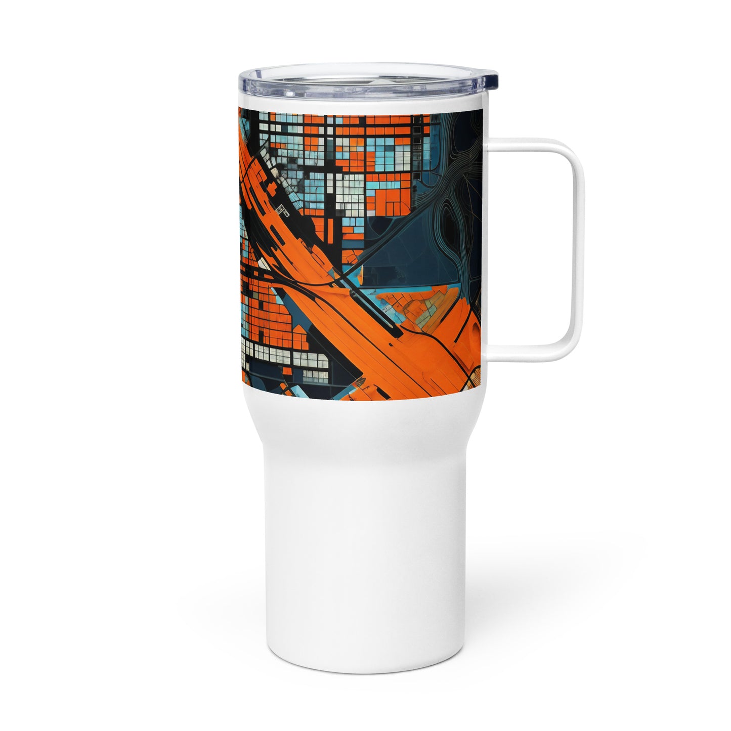 Taza de viaje con asa
