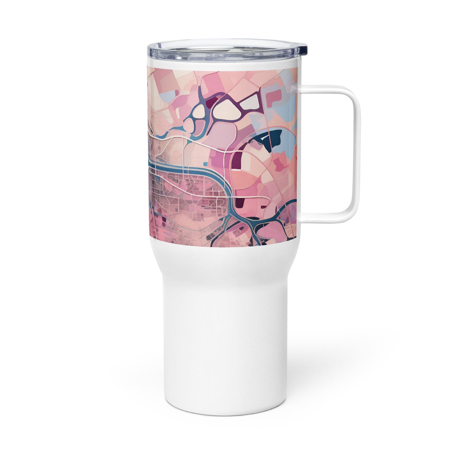 Taza de viaje con asa