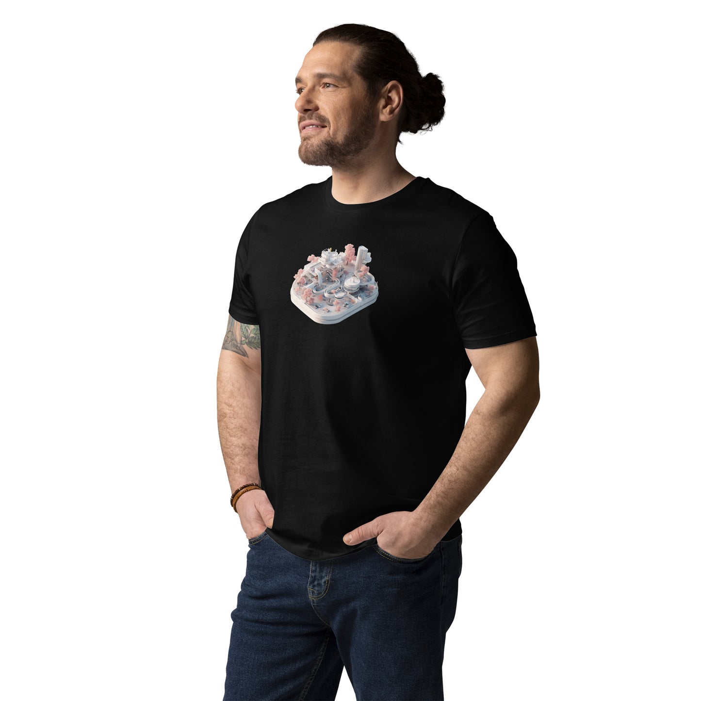 D-3D Unisex organic cotton t-shirt
