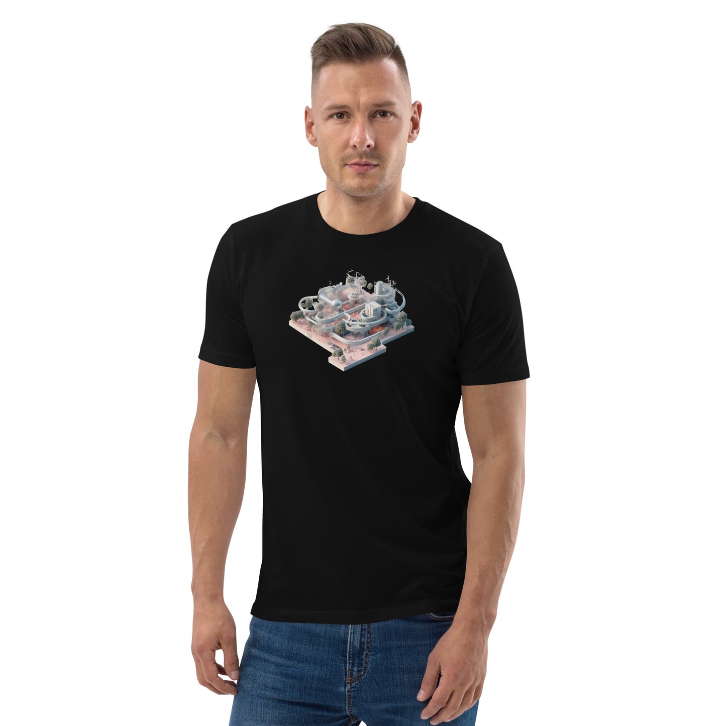 D-3D Unisex organic cotton t-shirt