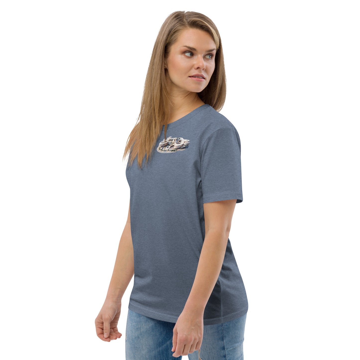 Camiseta unisex de algodón orgánico F-3D