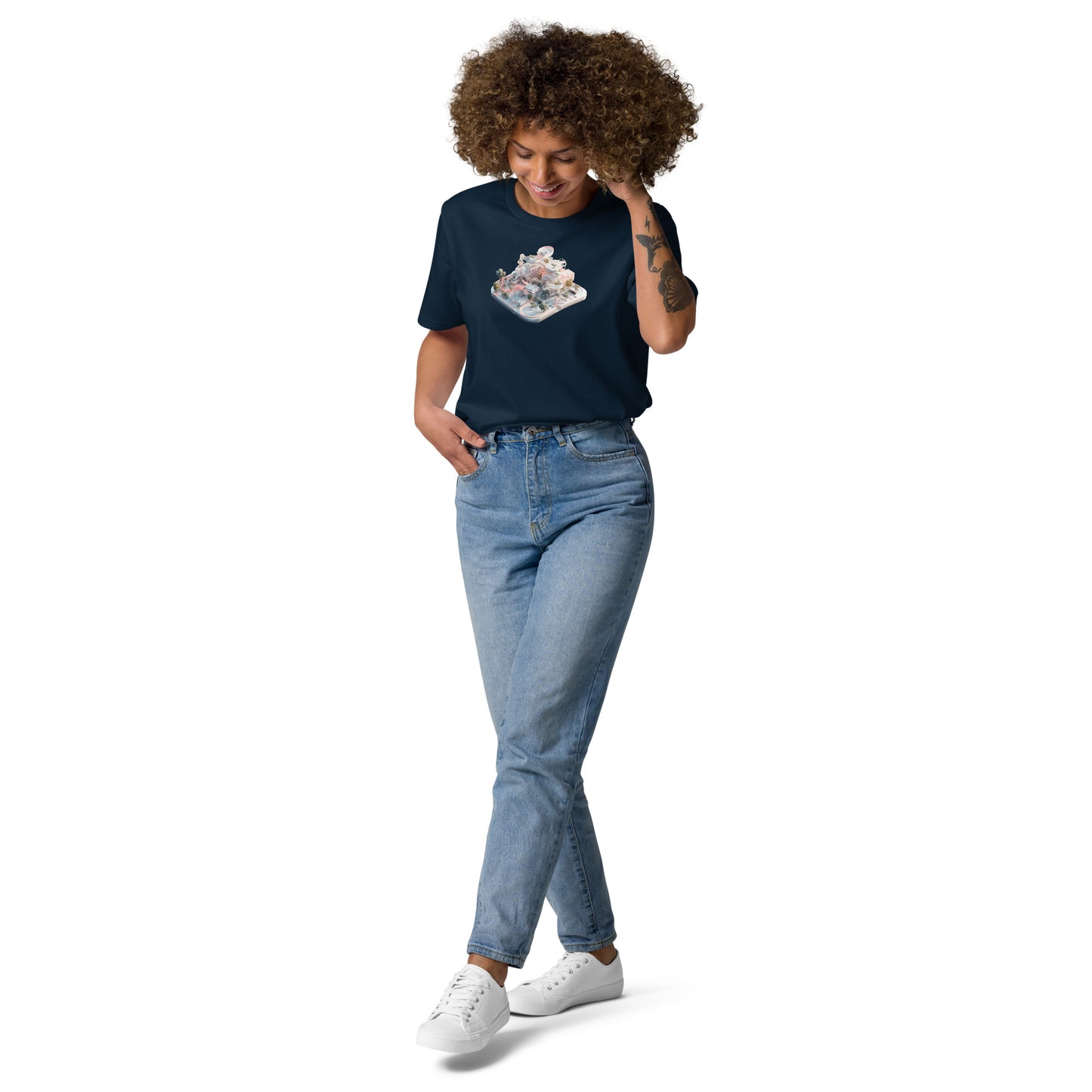 D-3D Unisex organic cotton t-shirt
