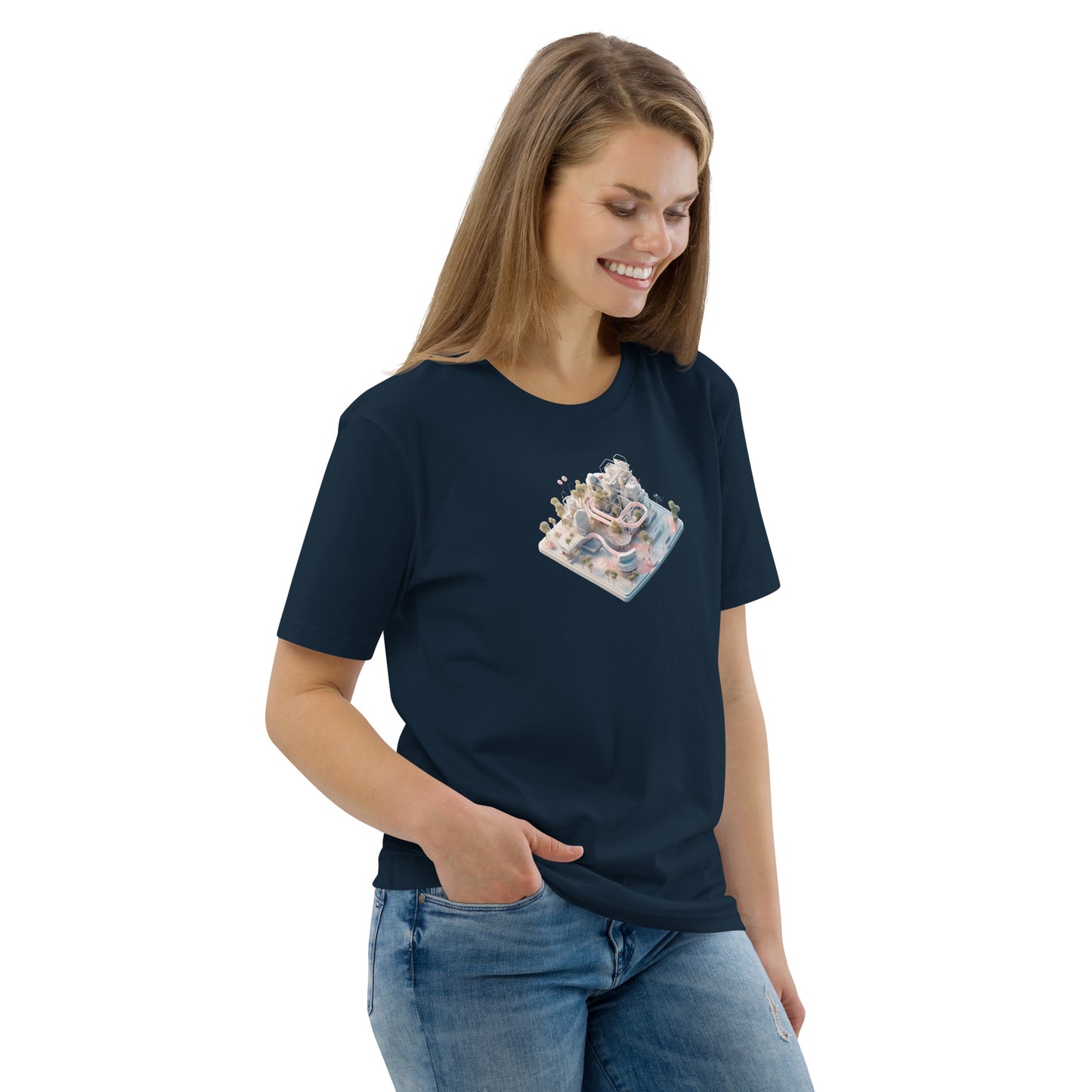 D-3D Unisex organic cotton t-shirt