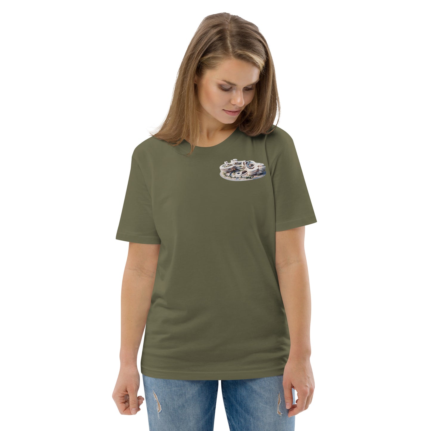 Camiseta unisex de algodón orgánico F-3D