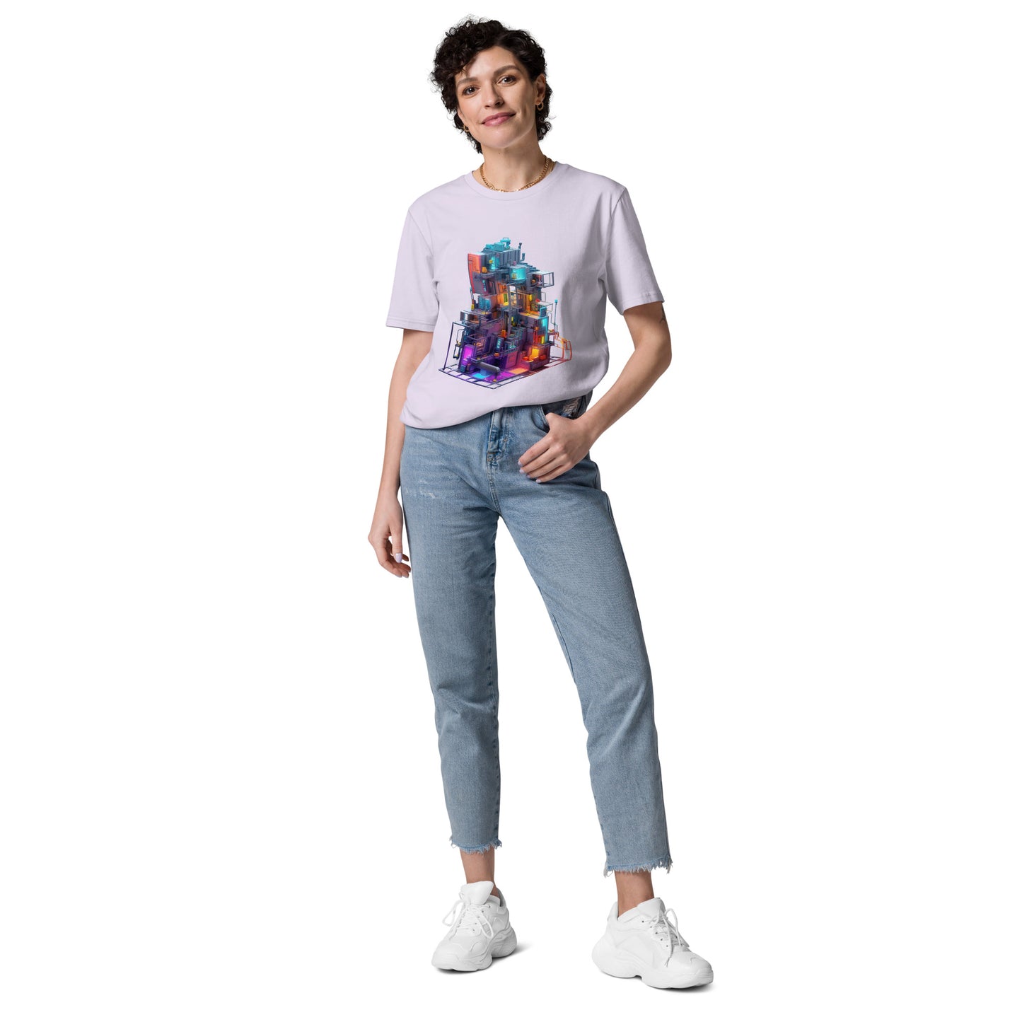 Camiseta unisex de algodón orgánico T-3D