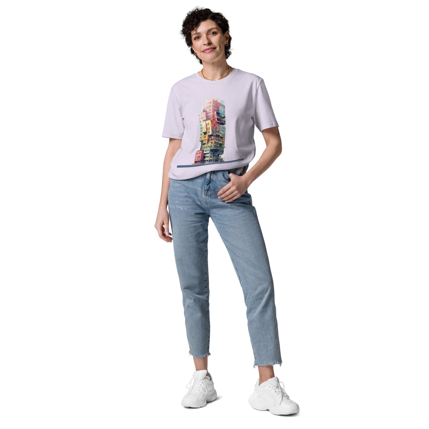 Camiseta unisex de algodón orgánico T-3D