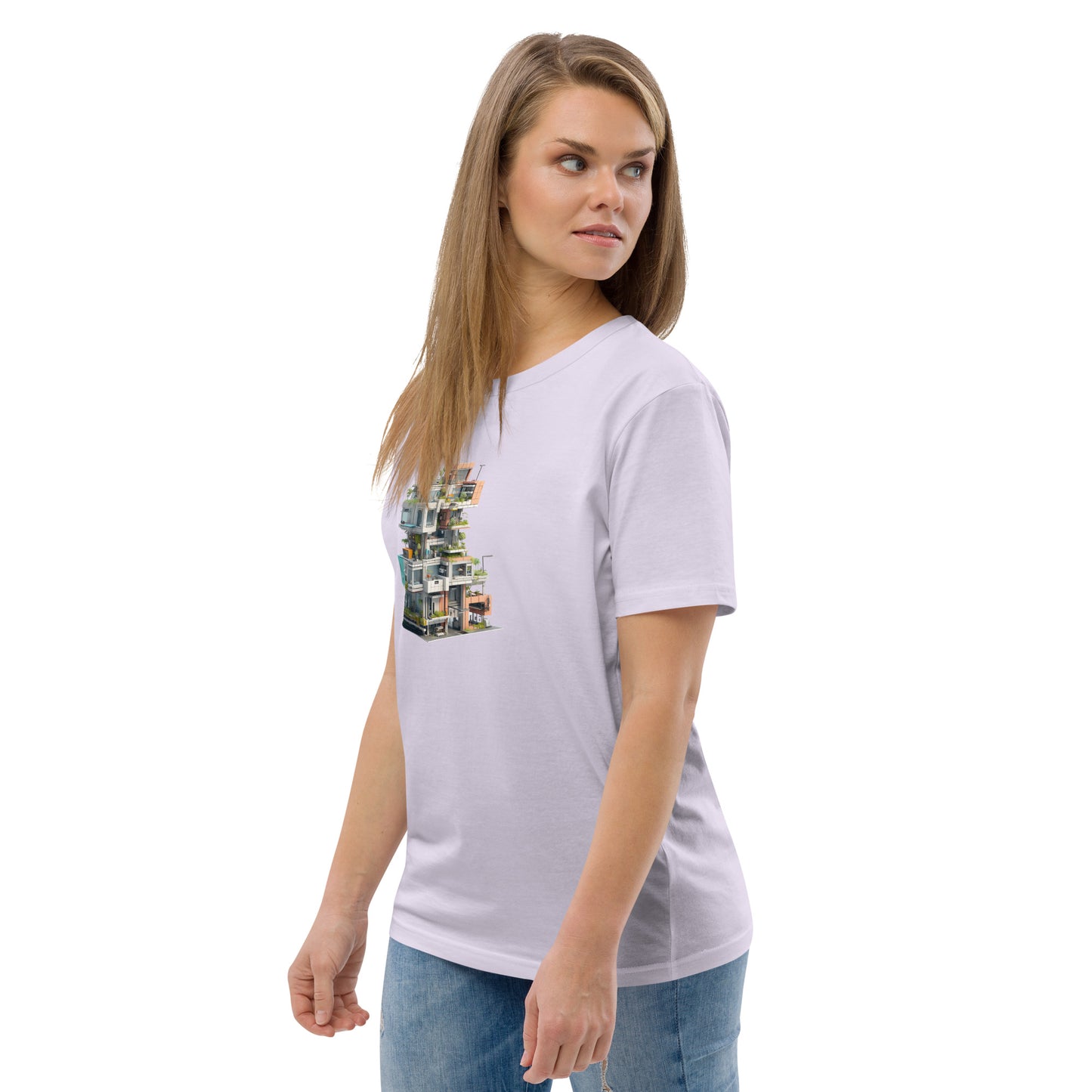 Camiseta unisex de algodón orgánico T-3D