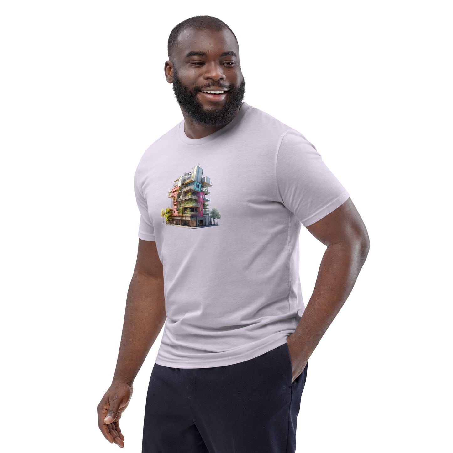 Camiseta unisex de algodón orgánico T-3D