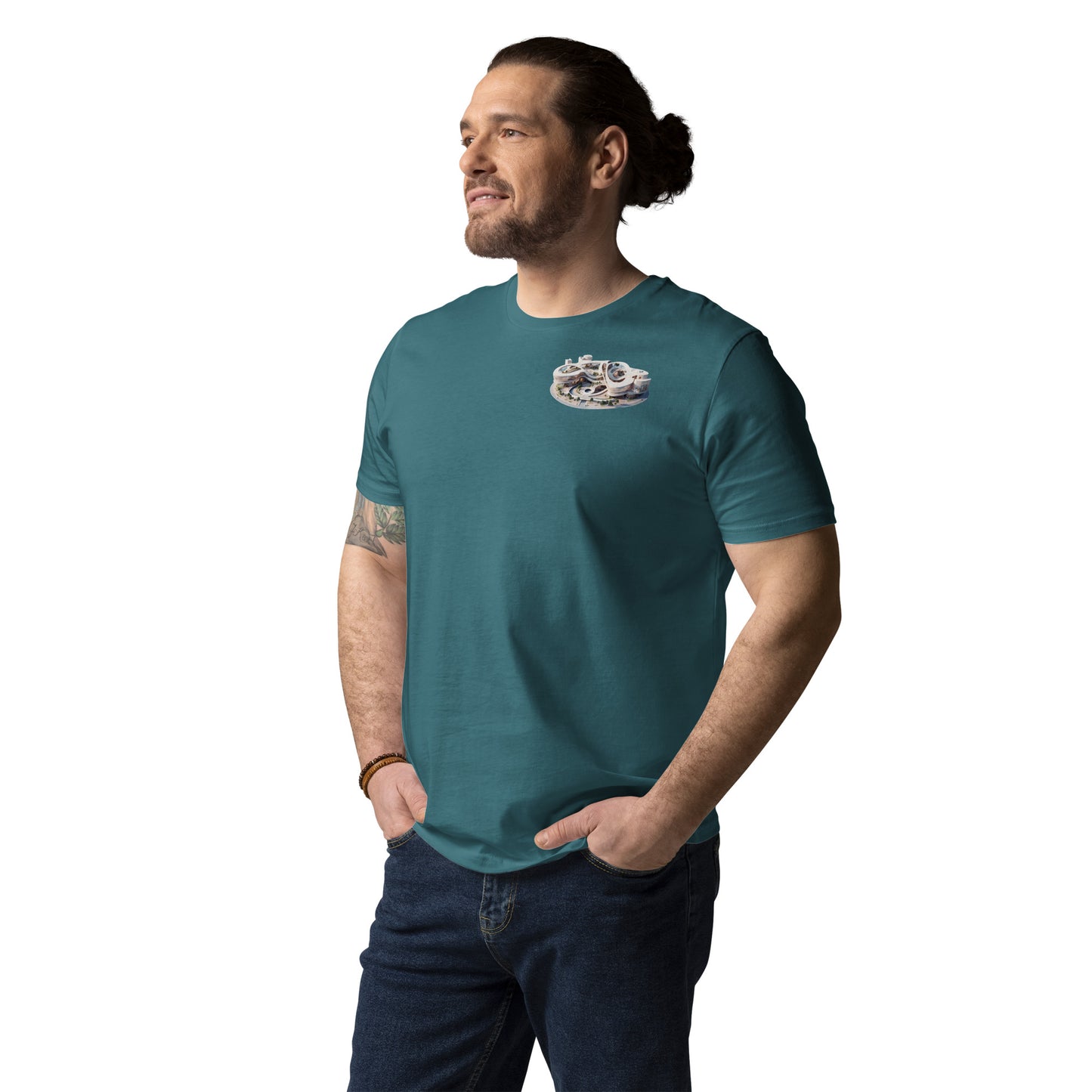 Camiseta unisex de algodón orgánico F-3D