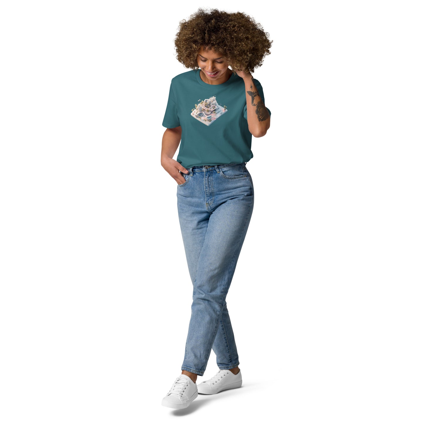 D-3D Unisex organic cotton t-shirt