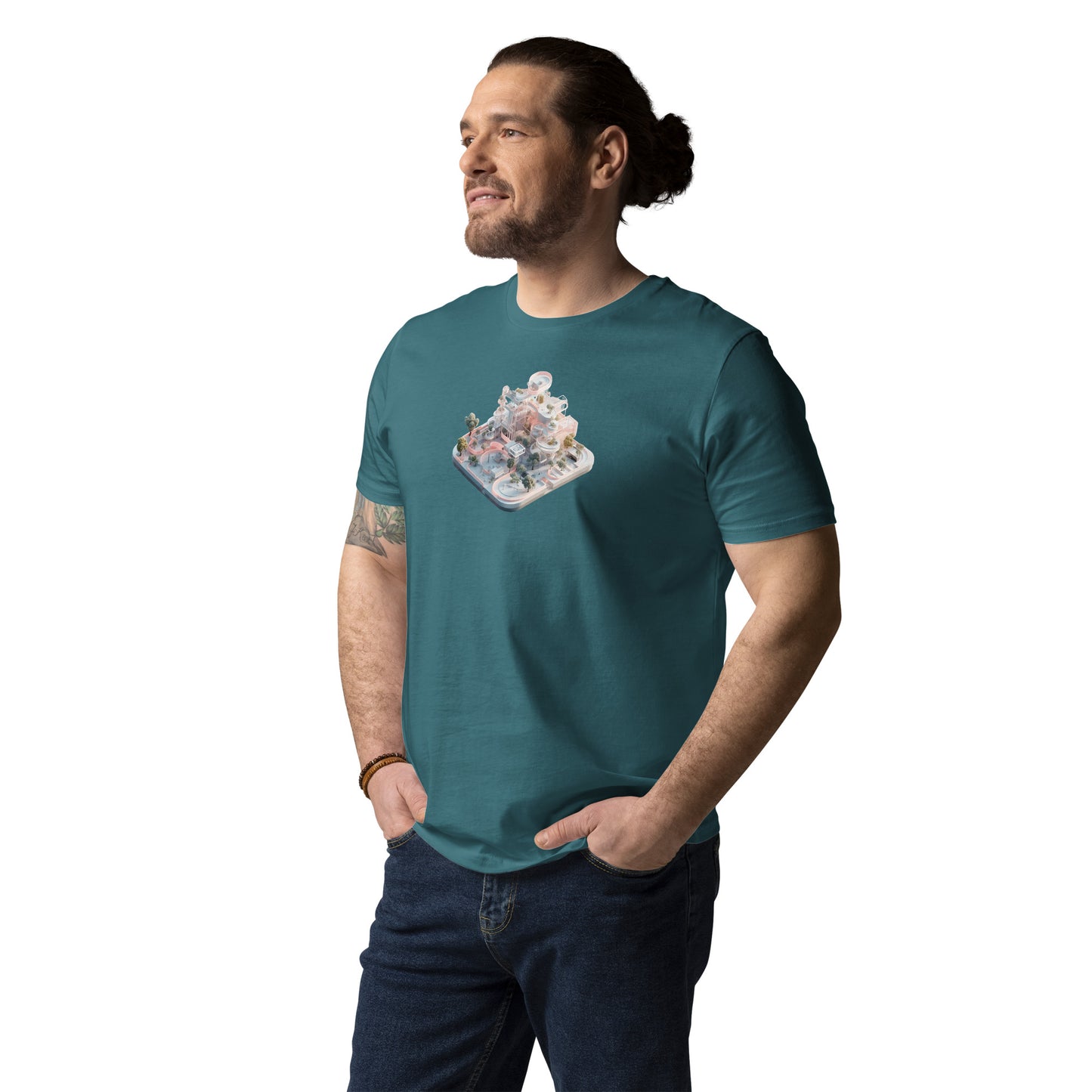 D-3D Unisex organic cotton t-shirt