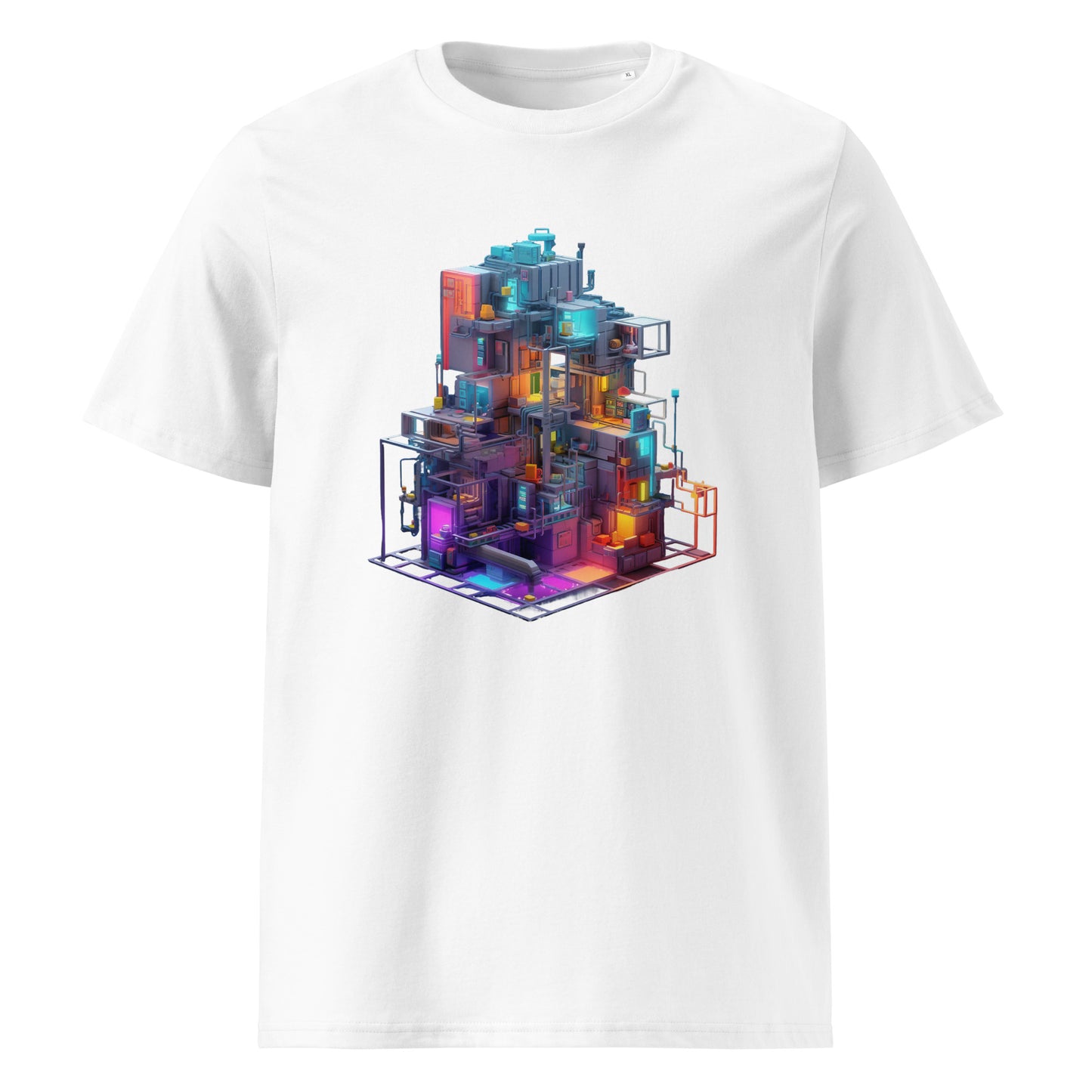 Camiseta unisex de algodón orgánico T-3D