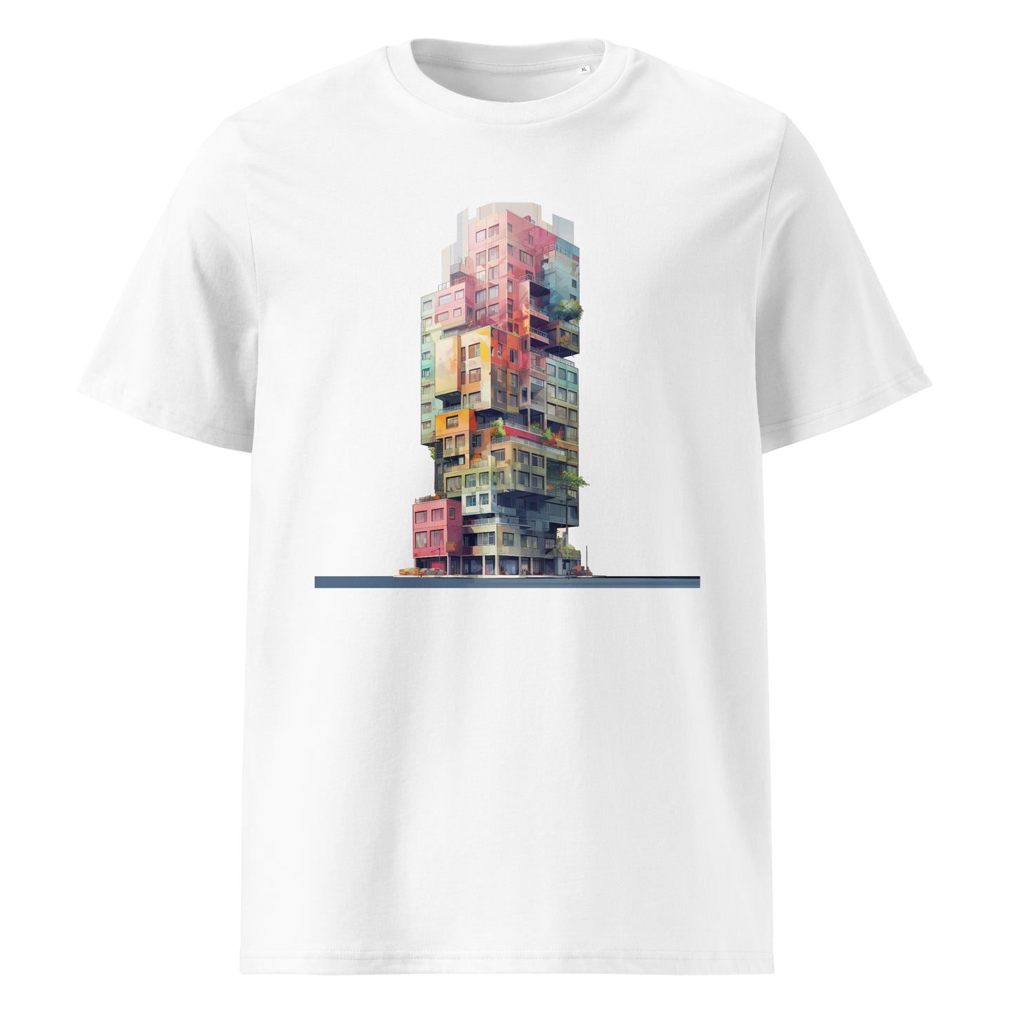 Camiseta unisex de algodón orgánico T-3D