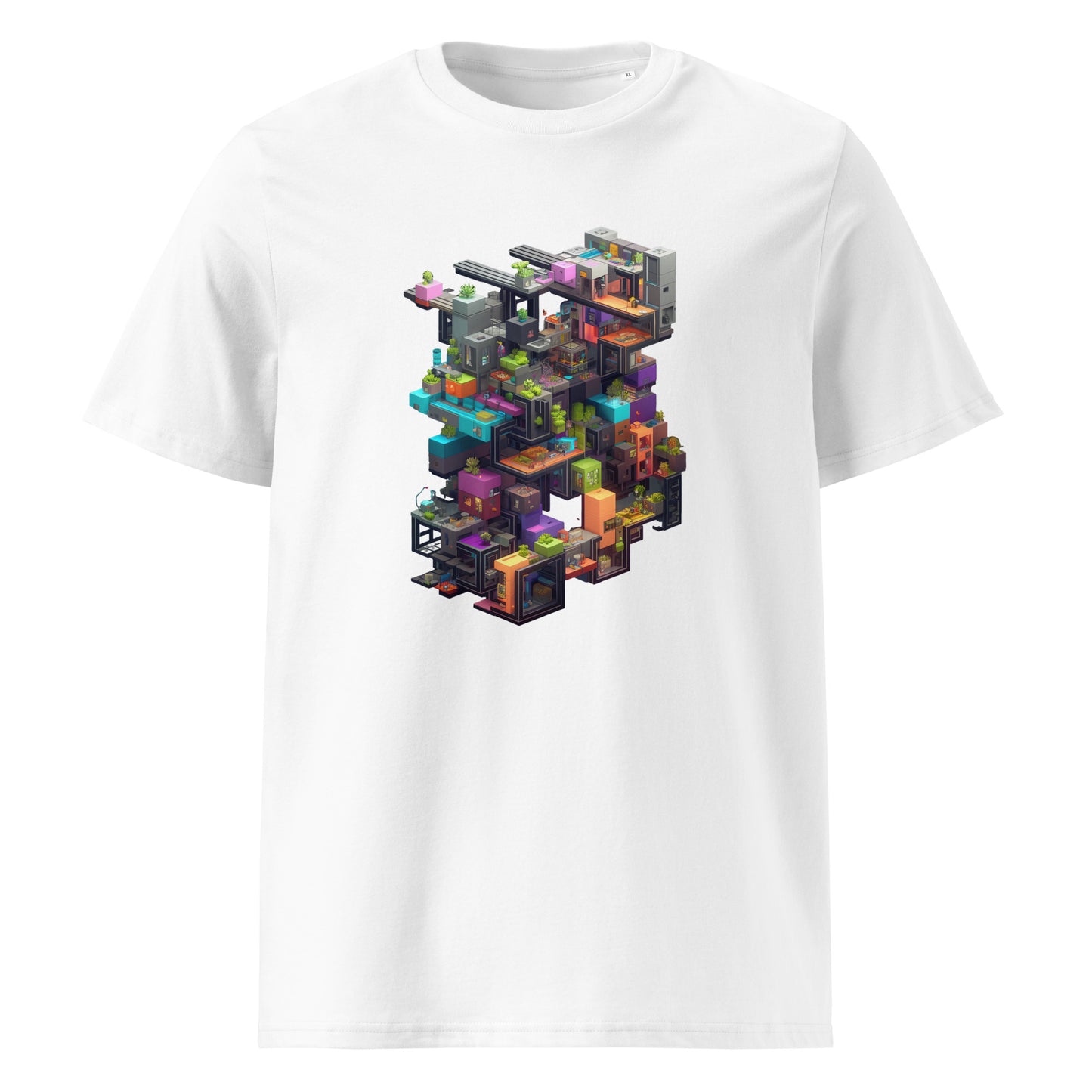 Camiseta unisex de algodón orgánico T-3D