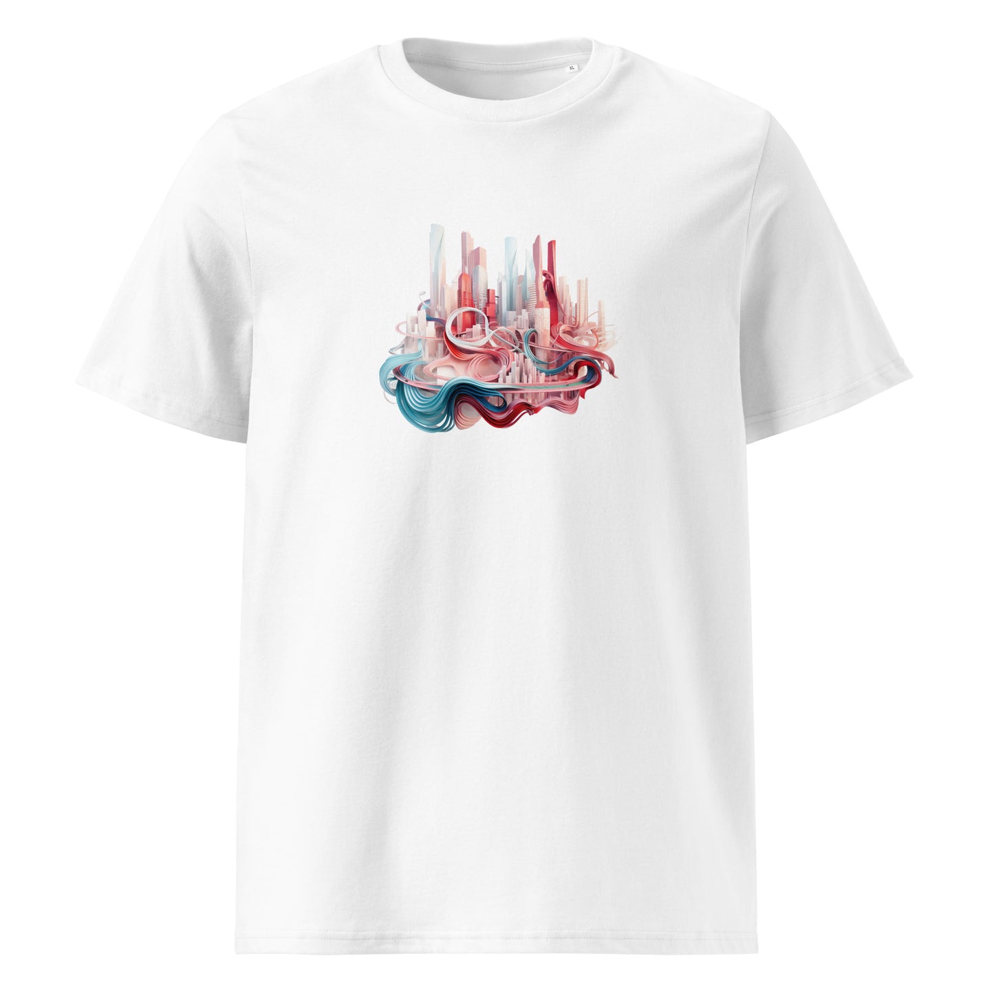 Camiseta unisex de algodón orgánico D-3D