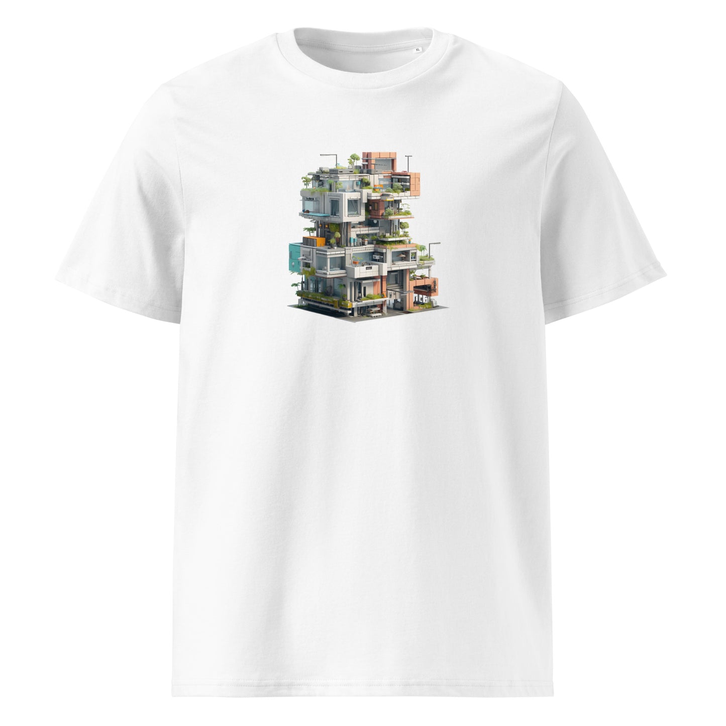 Camiseta unisex de algodón orgánico T-3D