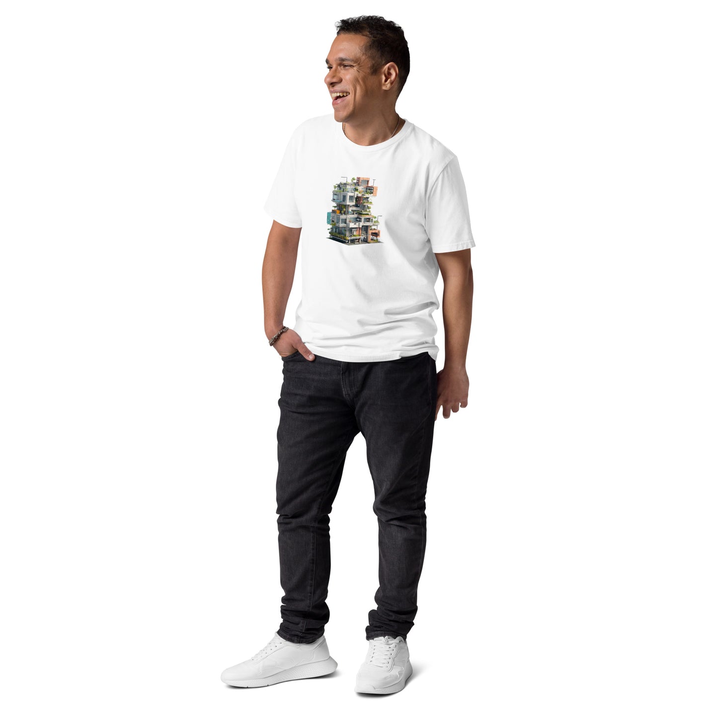 Camiseta unisex de algodón orgánico T-3D