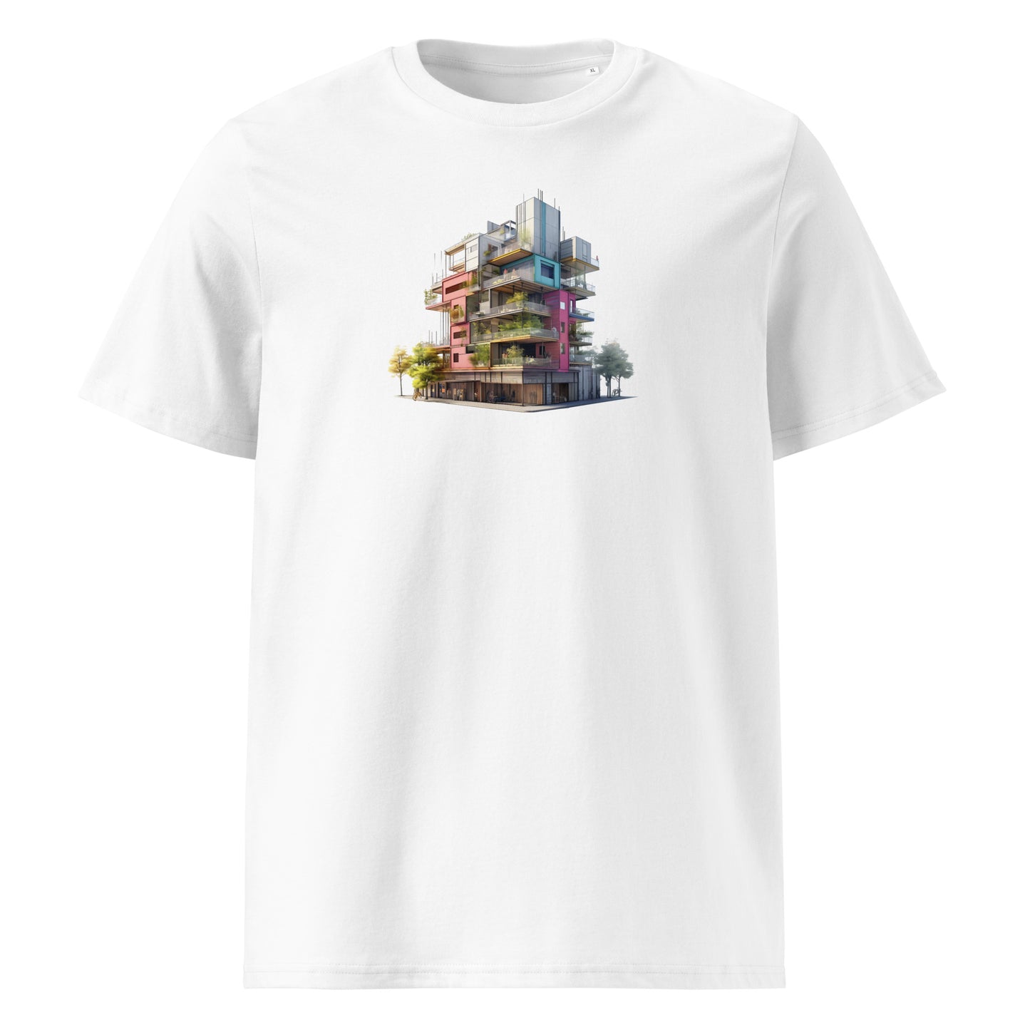 Camiseta unisex de algodón orgánico T-3D