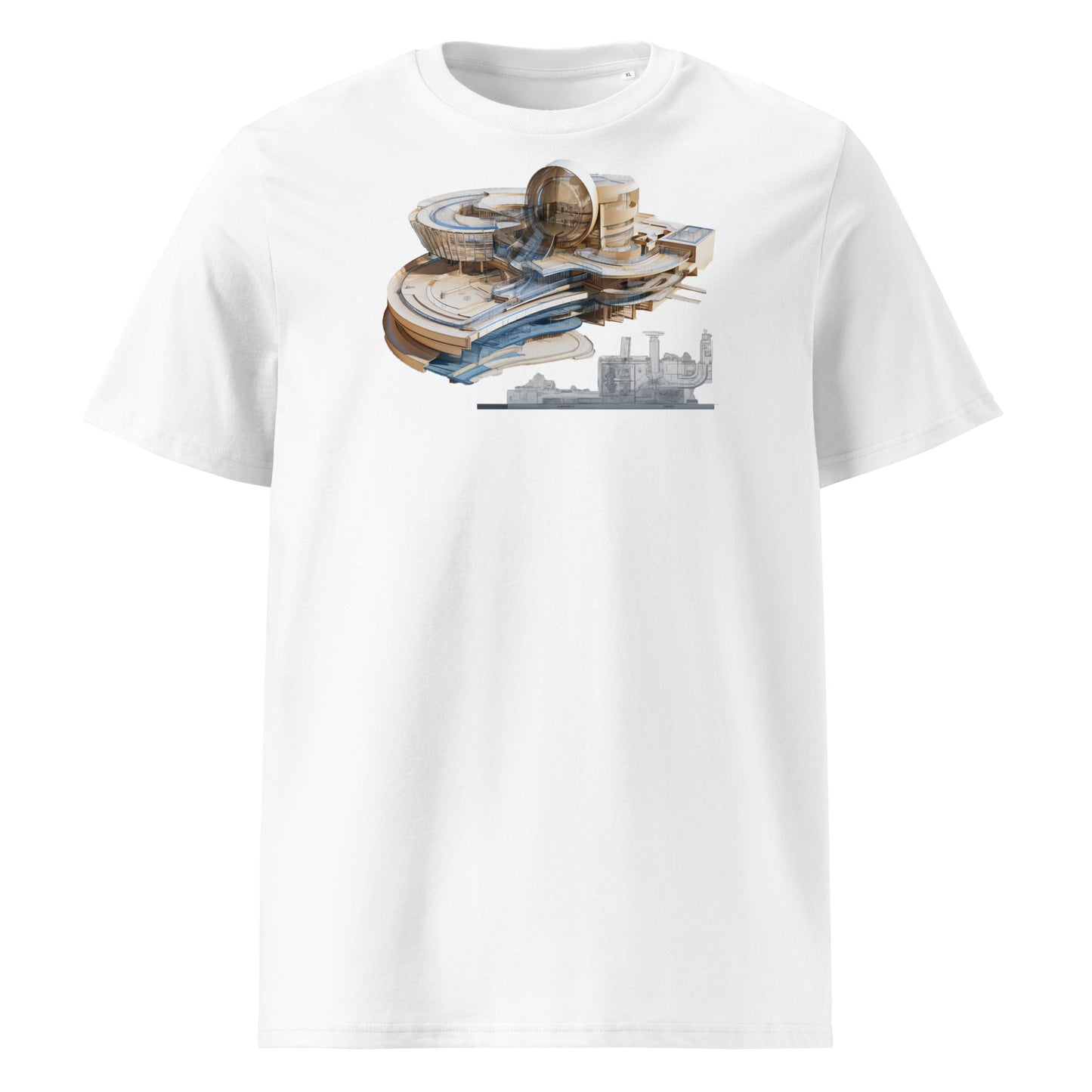 D-3D Unisex organic cotton t-shirt