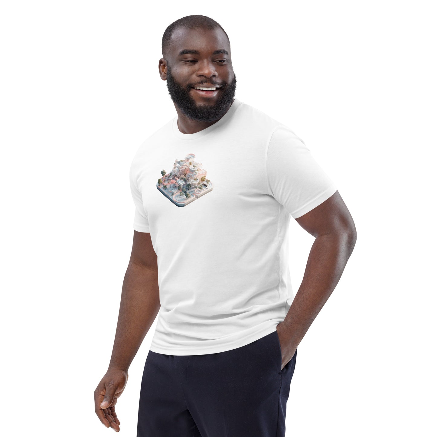 D-3D Unisex organic cotton t-shirt