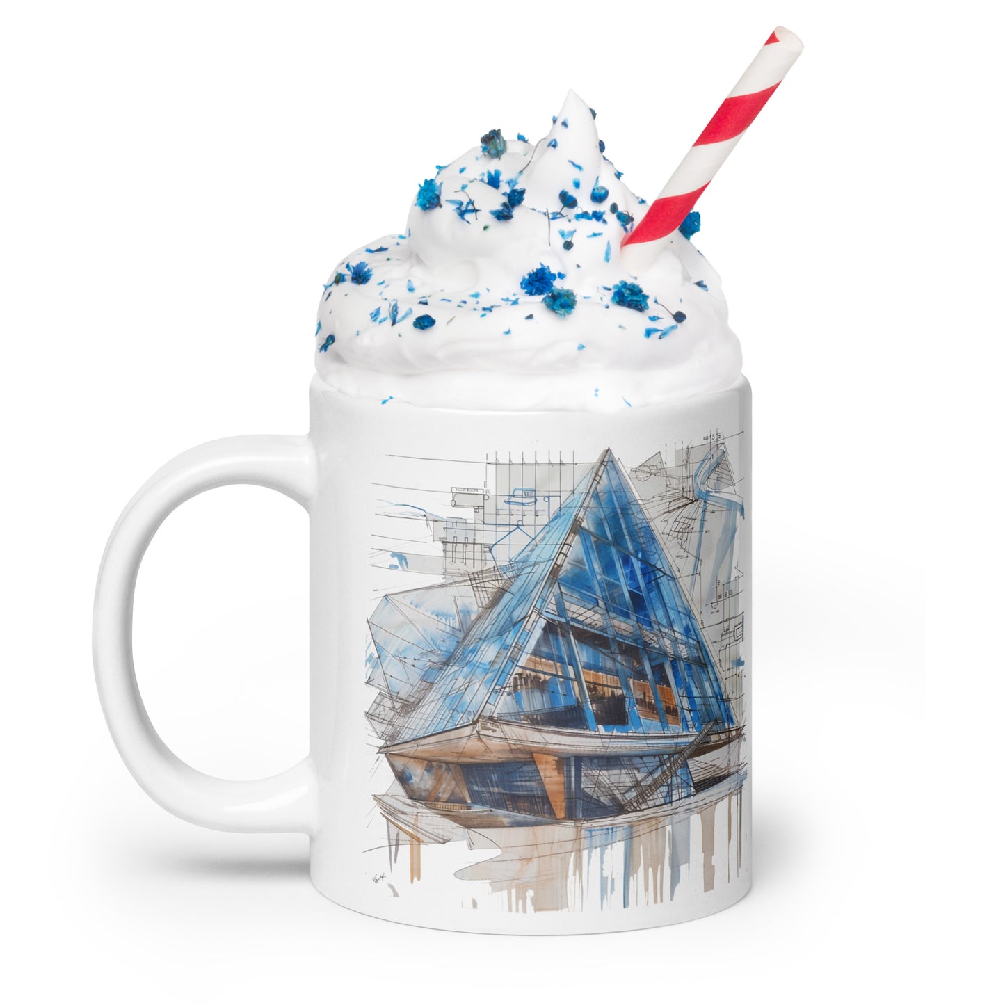 I-S White glossy mug