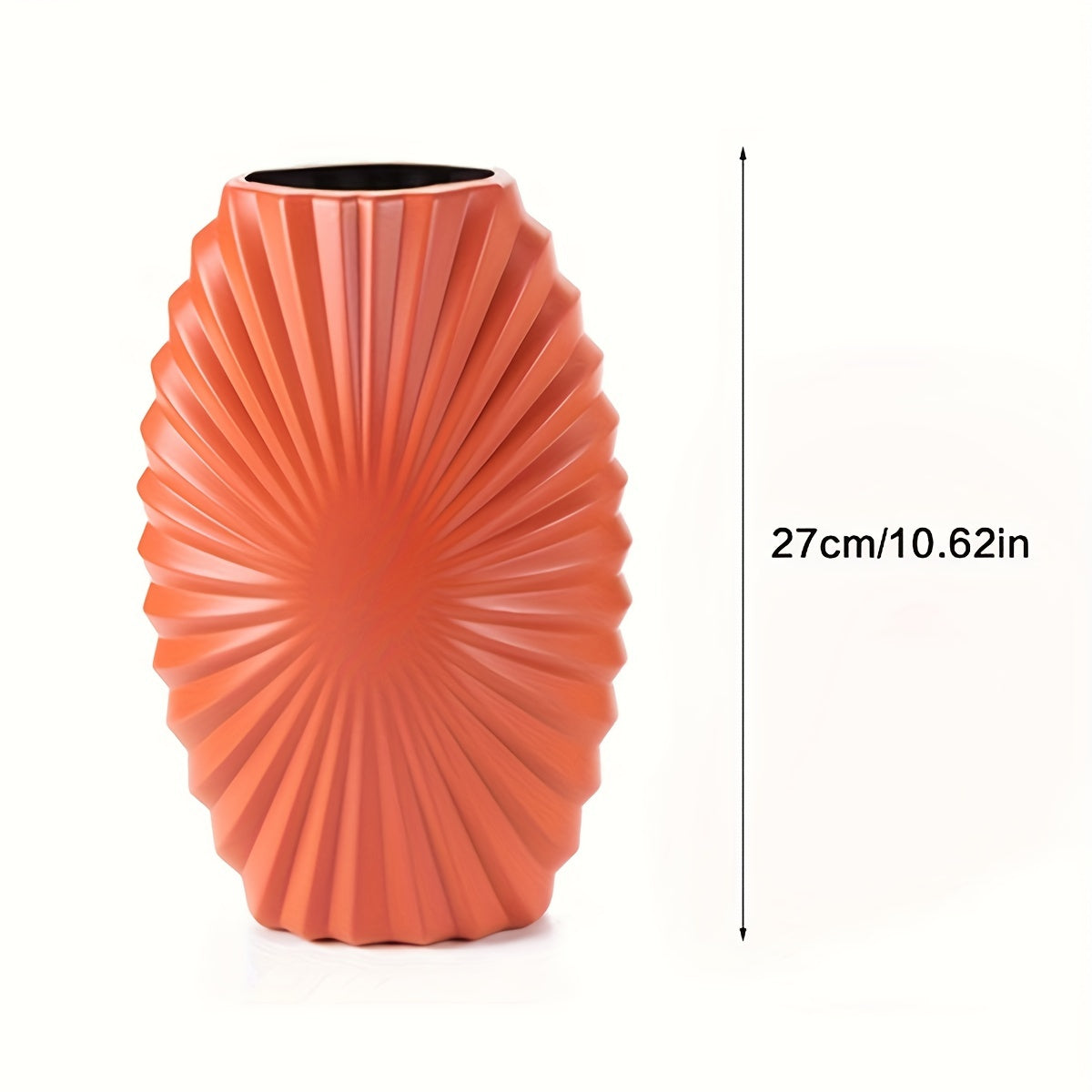 1pc Large Sunflower Vase, Nordic Style Plastic Flower Vessel in Red, Teal Blue, and White - Ideal for Home Office Decor, Wedding Supplies & Gifts, Modern Floral Arrangement, Vases for Flowers