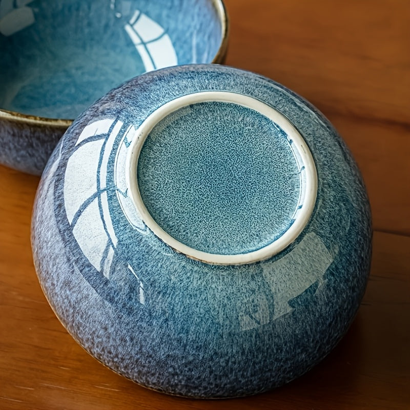 Ceramic Noodle Bowl Set for Two (2-Piece, 830ml, 6.5") – Restaurant-Style Tableware