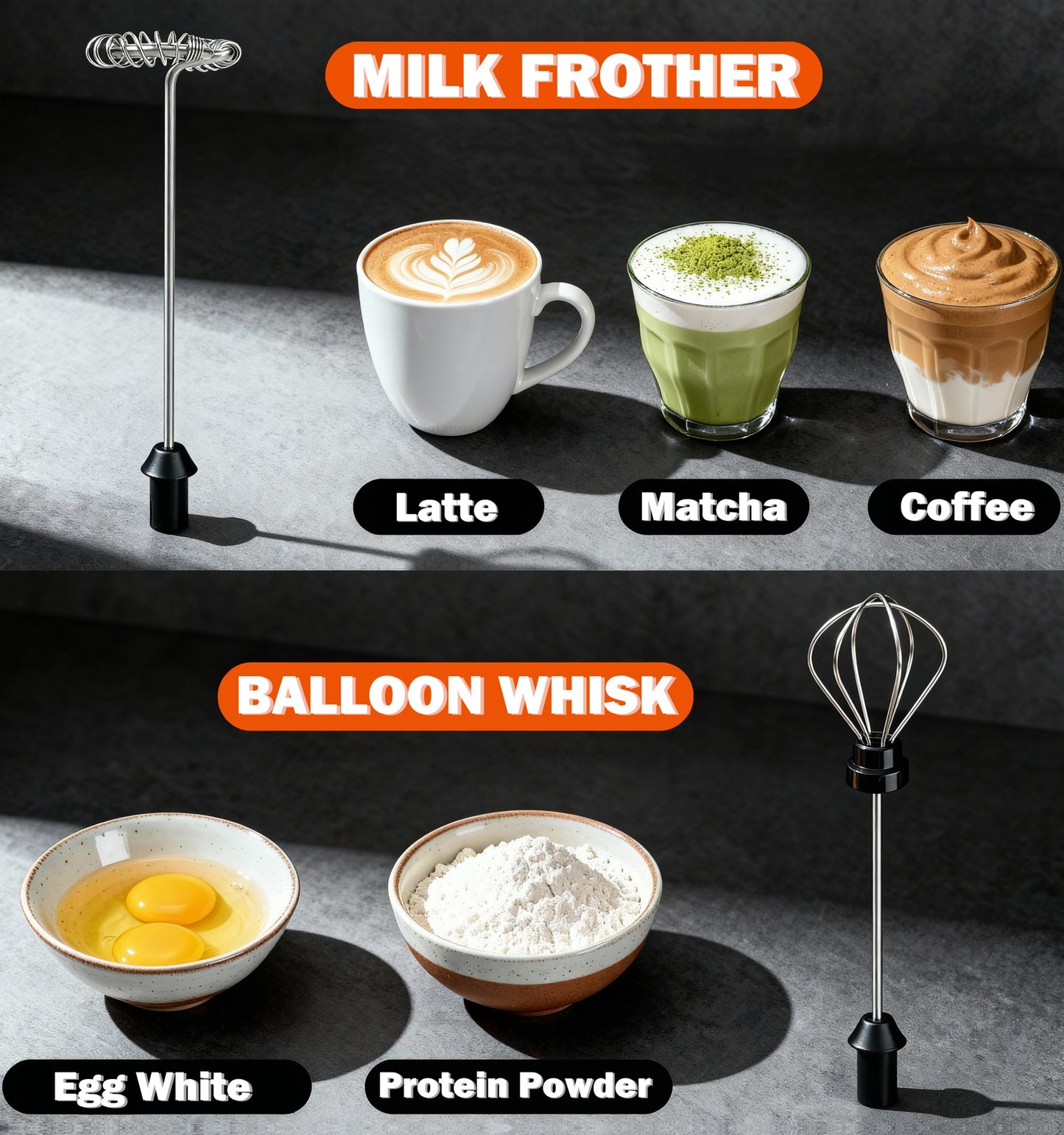 3-Speed Adjustable Rechargeable Milk Frother - 304 Stainless Steel Handheld Electric Foam Maker, Large Battery USB Charging Drink Mixer, Multi-Use Milk & Egg Beater for Coffee, Latte, Matcha, Portable Whisk for Daily & Travel