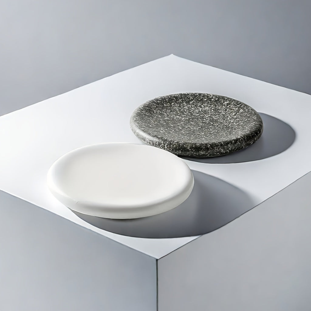 Japanese-Inspired Oval Ceramic Plate (1 Piece) – Salad, Sushi & Dessert Serving Dish