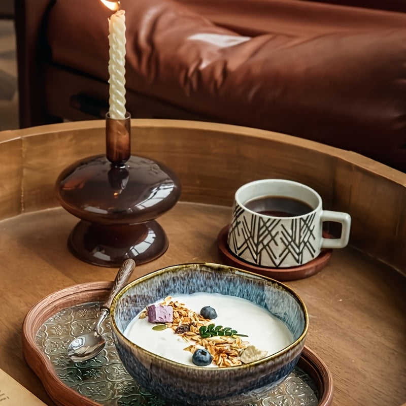 Ceramic Noodle Bowl Set for Two (2-Piece, 830ml, 6.5") – Restaurant-Style Tableware