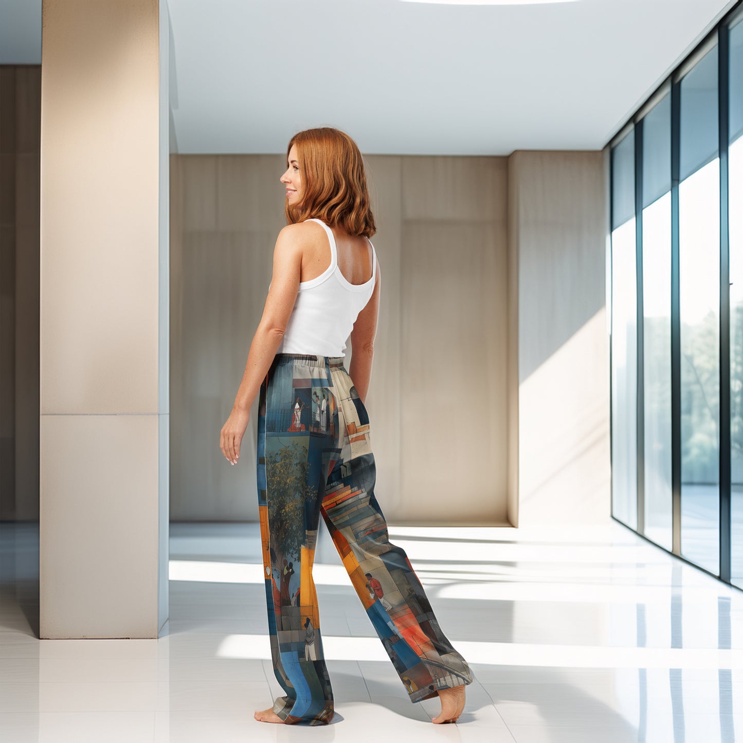 Tetrix Urban Collage – All-Over Print Pajama Pants