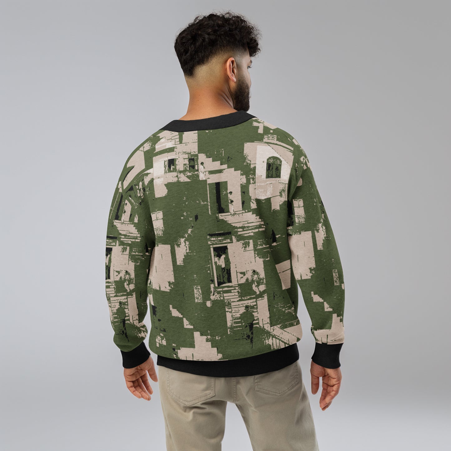 Tetrix Urban Collage – Knitted Cardigan