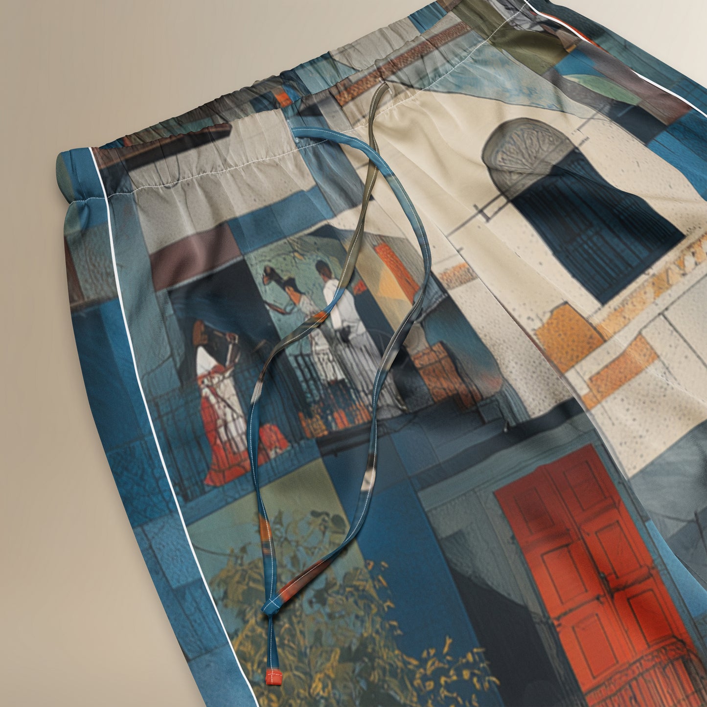 Tetrix Urban Collage – All-Over Print Pajama Pants