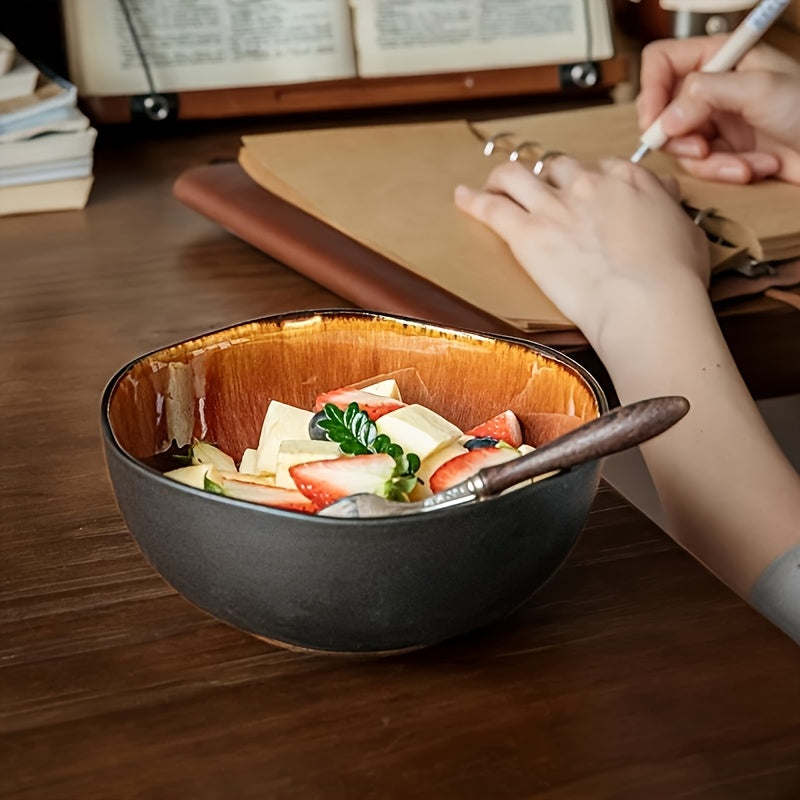 Ceramic Noodle Bowl Set for Two (2-Piece, 830ml, 6.5") – Restaurant-Style Tableware