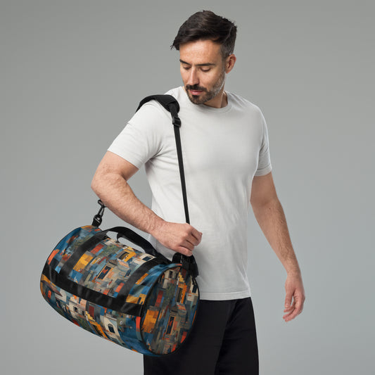 Tetrix Urban Collage – All-Over Print Gym Bag