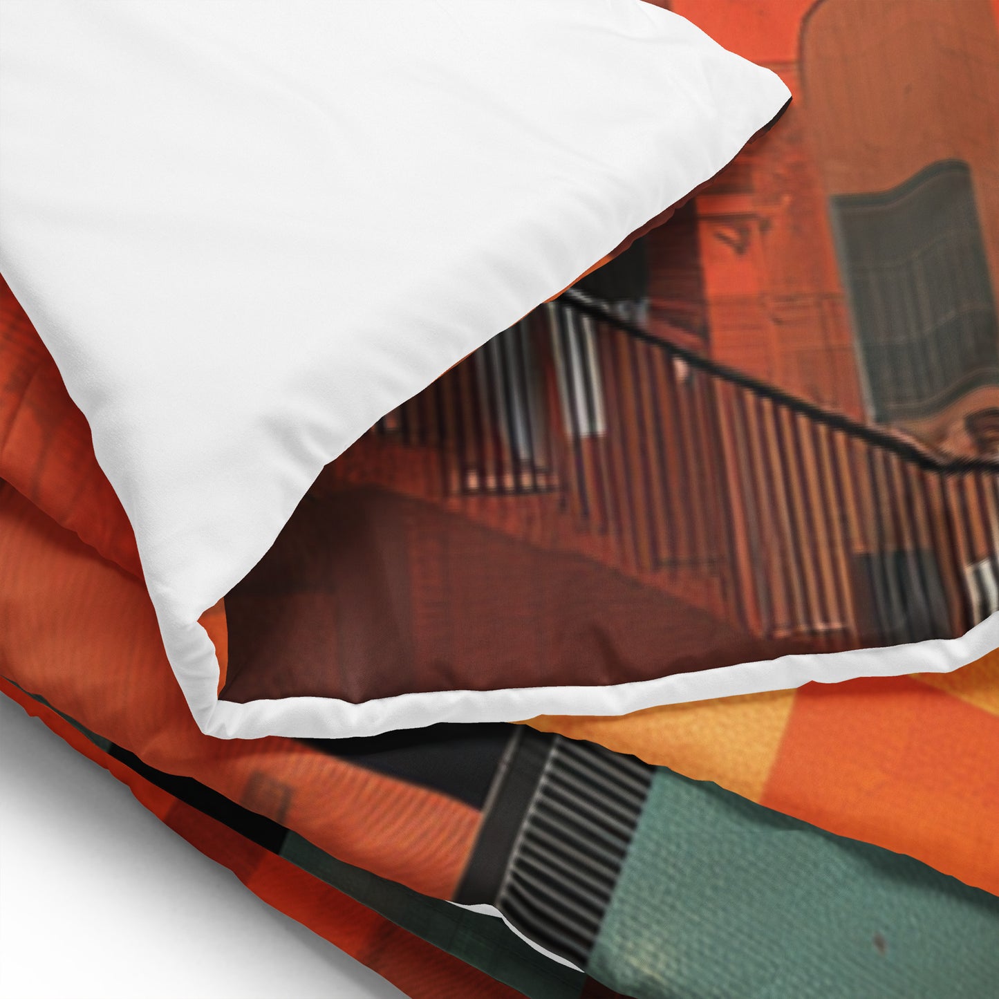 Tetrix City Layers Collage – Comforter Blanket