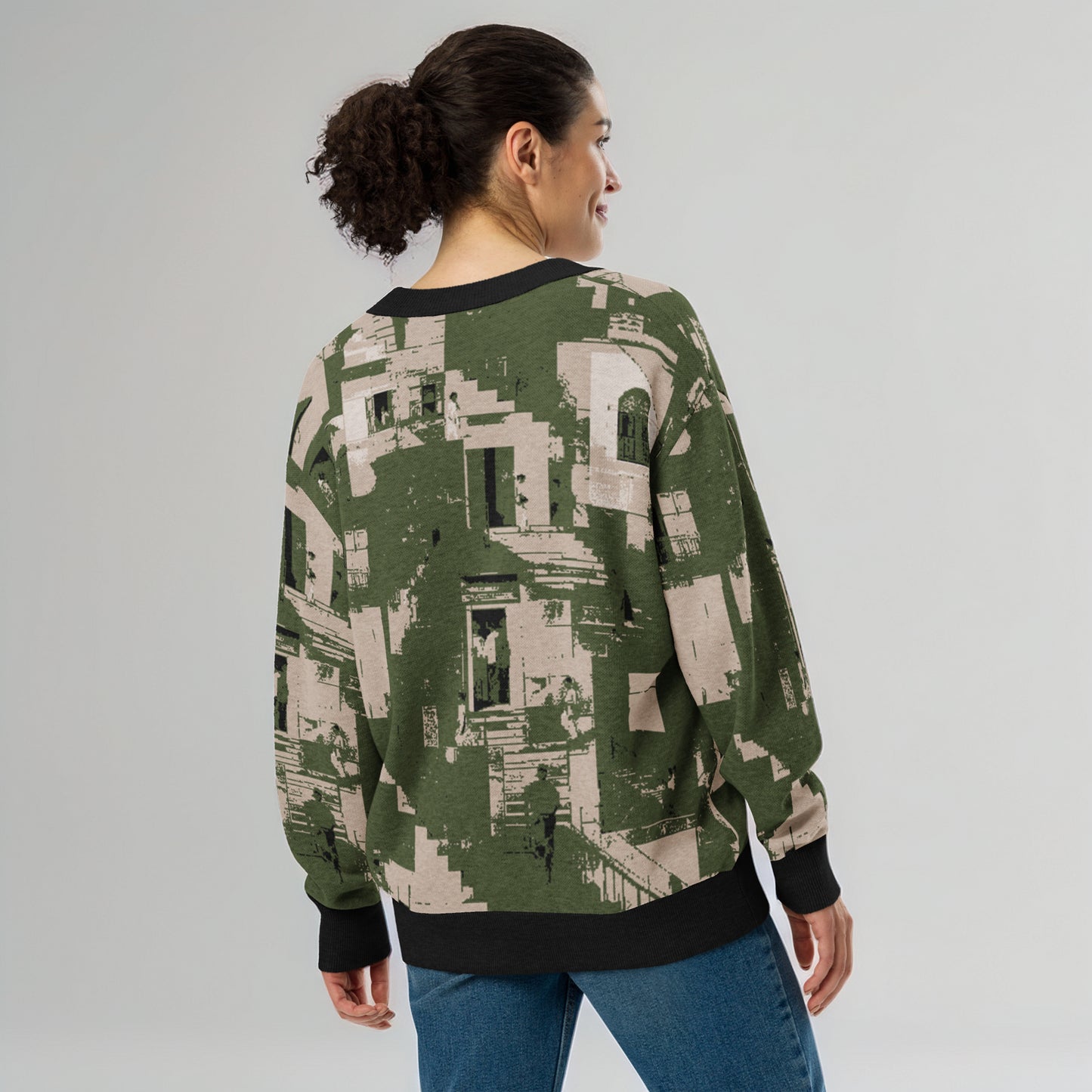 Tetrix Urban Collage – Knitted Cardigan