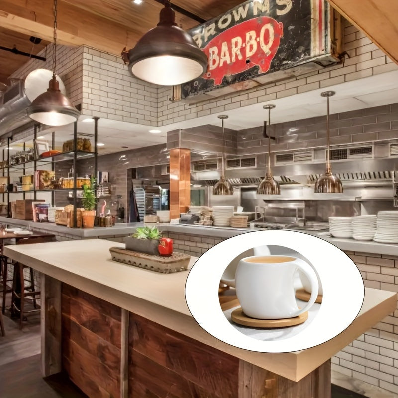 [Coffee and Saucer] Concentrated Coffee and Saucer with Handle, Suitable for Coffee Drinks, Latte, Cappuccino, Mocha, 4oz Coffee, Ideal for Cafes and Parties, White