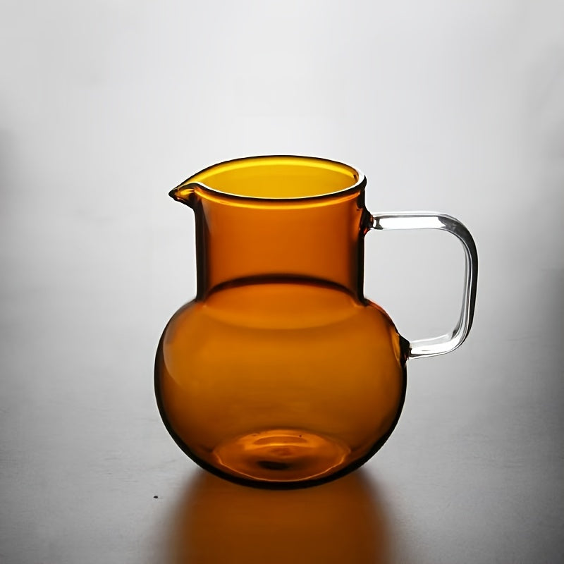 1pc High-Borosilicate Glass Coffee Maker & Tea Pot with Thick Heat-Resistant Glass Carafe, Leakproof Pour-System & Smooth-Sided Design Suitable for Coffee & Tea Brewing, Durable for Hot Beverages