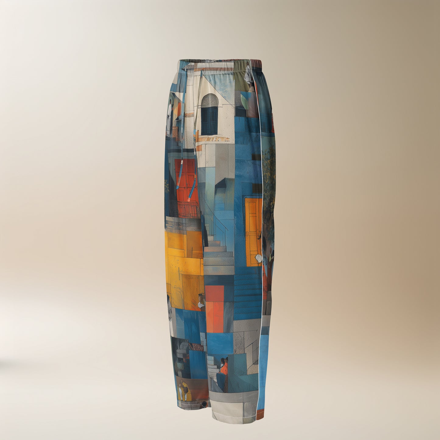 Tetrix Urban Collage – All-Over Print Pajama Pants