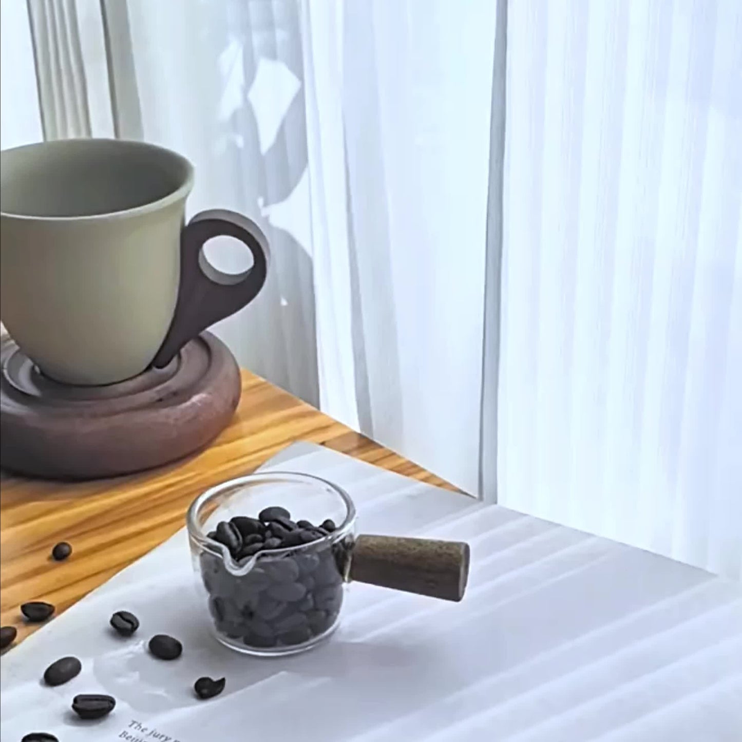 Ceramic Coffee Cup And Saucer Set | 7.44oz Round Ceramic Mugs With Base, Ideal For Cafes, Restaurants, Home Use, And Gifting