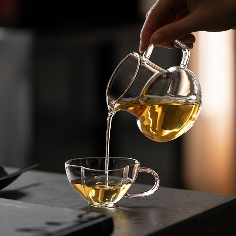 1pc High-Borosilicate Glass Coffee Maker & Tea Pot with Thick Heat-Resistant Glass Carafe, Leakproof Pour-System & Smooth-Sided Design Suitable for Coffee & Tea Brewing, Durable for Hot Beverages