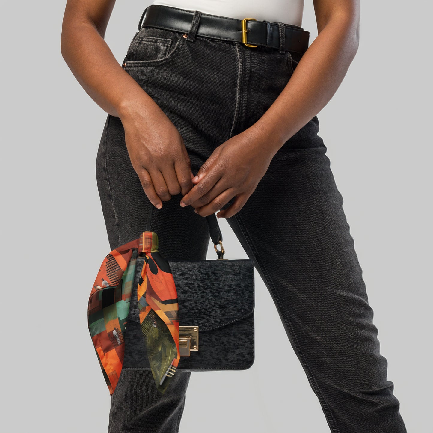 Tetrix City Layers Collage – All-Over Print Bandana