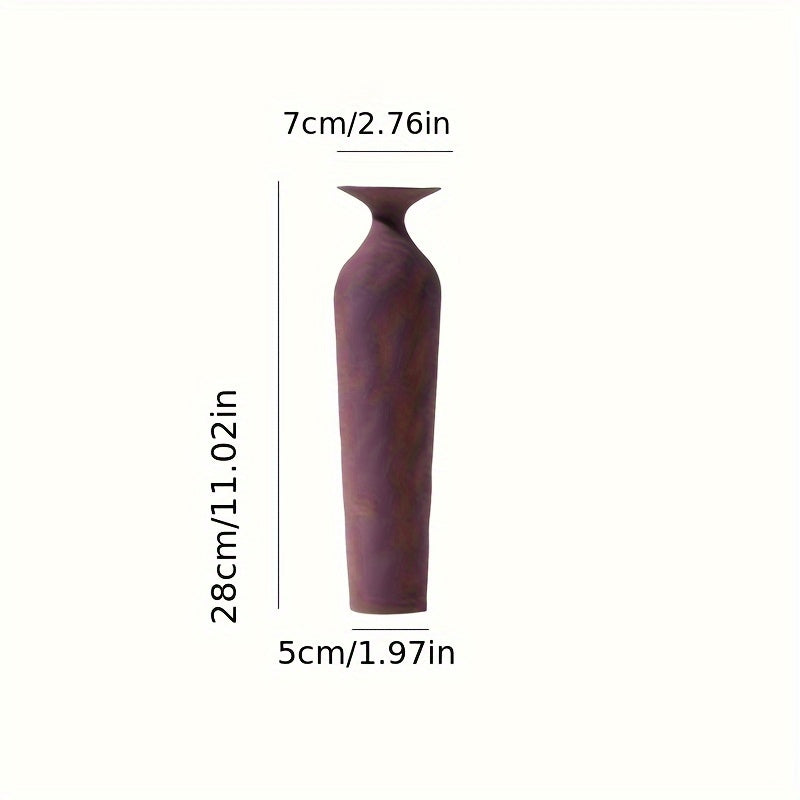 1pc Nordic Morandi Ceramic Vases - Simple Artistic Elements For Home Decoration And Flower Arrangements