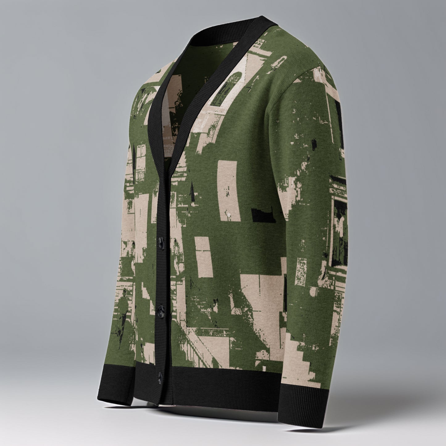 Tetrix Urban Collage – Knitted Cardigan