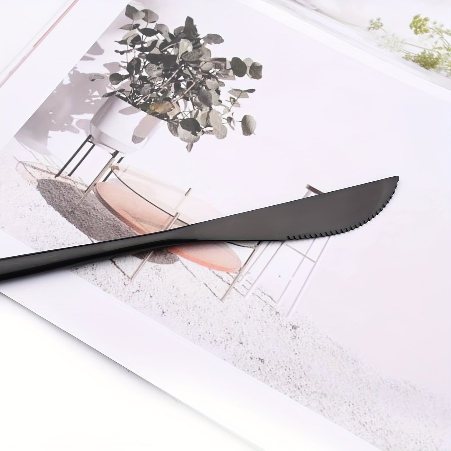 Mirror Polished Western Tableware Set 16pcs, Stainless Steel Tableware Set for 4 People, Including 4 Dinner Knives, 4 Dinner Forks, 4 Dinner Spoons, 4 Teaspoons, Suitable for Home Kitchen and Restaurant, Dishwasher Safe